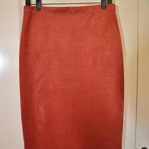 BCBG Suede Skirt